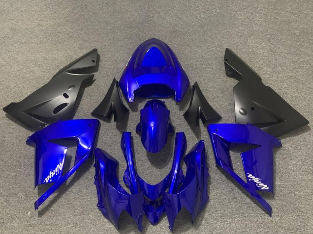 2004-2005 Kawasaki ZX10R Motorcycle Fairings - Glossy Blue and Black UK Manufacturers