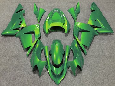 2004-2005 Kawasaki ZX10R Motorcycle Fairings - Glossy Green UK Manufacturers