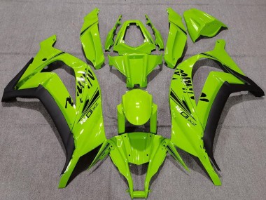 2011-2015 Kawasaki ZX10R Motorcycle Fairings - Green Matte Black UK Manufacturers