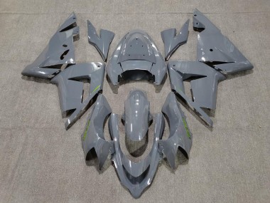 2004-2005 Kawasaki ZX10R Motorcycle Fairings - Glossy Grey Green UK Manufacturers