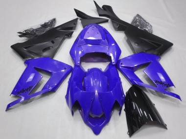 2004-2005 Kawasaki ZX10R Motorcycle Fairings - Pearl Blue Black UK Manufacturers