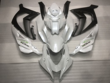 2016-2020 Kawasaki ZX10R Motorcycle Fairings - Pearl White Black Green UK Manufacturers
