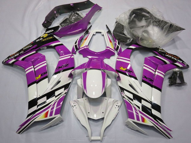 2011-2015 Kawasaki ZX10R Motorcycle Fairings - Purple Black White Yellow UK Manufacturers