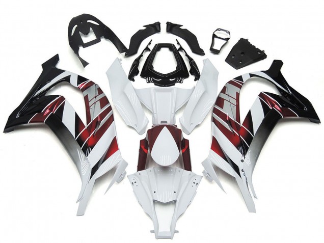 2016-2020 Kawasaki ZX10R Motorcycle Fairings - White Red Black UK Manufacturers