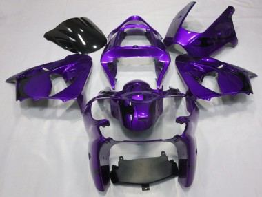 2000-2002 Kawasaki ZX6R Motorcycle Fairings - Purple UK Manufacturers