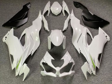 2019-2022 Kawasaki ZX6R Motorcycle Fairings - Pearl White Green UK Manufacturers