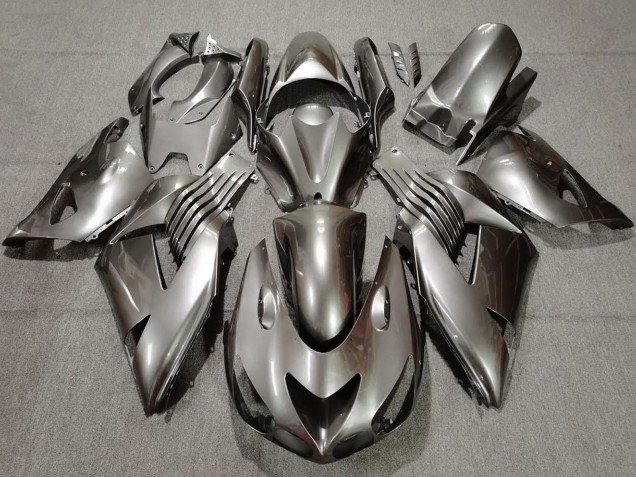 2006-2011 Kawasaki ZX14R Motorcycle Fairings - Silver UK Manufacturers