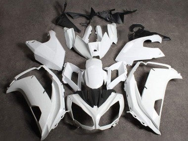 2009-2011 Kawasaki Ninja 650R Motorcycle Fairings - White UK Manufacturers
