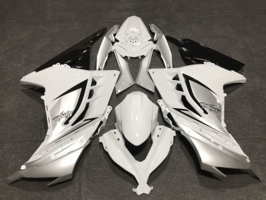 2013-2024 Kawasaki Ninja 300 Motorcycle Fairings - Glossy White Silver Black UK Manufacturers