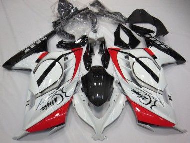 2013-2024 Kawasaki Ninja 300 Motorcycle Fairings - Glossy White Red Black UK Manufacturers