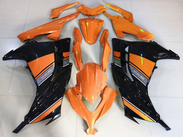 2013-2024 Kawasaki Ninja 300 Motorcycle Fairings - Orange Black UK Manufacturers