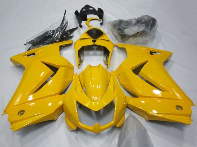 2008-2012 Kawasaki Ninja 250 Motorcycle Fairings - Yellow UK Manufacturers
