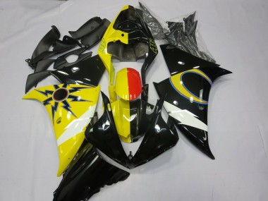 2012-2014 Yamaha R1 Motorcycle Fairings - Yellow Black Red UK Manufacturers