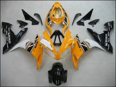 2004-2006 Yamaha R1 Motorcycle Fairings - Yellow White Black OEM Style UK Manufacturers