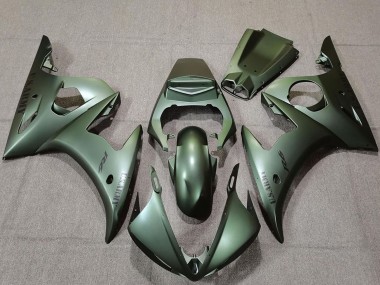2003-2004 Yamaha R6 Motorcycle Fairings - Army Green UK Manufacturers