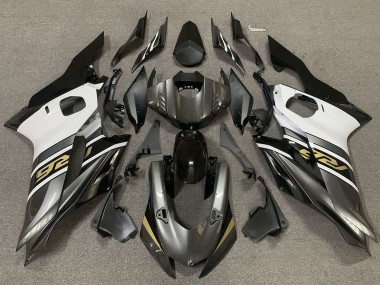 2017-2023 Yamaha R6 Motorcycle Fairings - White Grey Glossy Black Gold UK Manufacturers