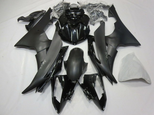 2008-2016 Yamaha R6 Motorcycle Fairing - Glossy Black Matte Black UK Manufacturers