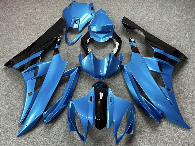 2006-2007 Yamaha R6 Motorcycle Fairings - White Blue Red Green Dunlop Wudy Michelin Motul UK Manufacturers