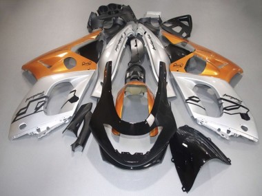 1996-2007 Yamaha YZF600R Thundercat Motorcycle Fairings - Silver Orange Black UK Manufacturers