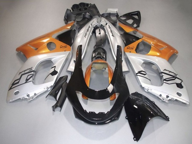 1996-2007 Yamaha YZF600R Thundercat Motorcycle Fairings - Silver Orange Black UK Manufacturers