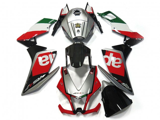 2012-2018 Aprilia RS4 125 Motorcycle Fairings - Silver Red Green Glossy Black OEM Style UK Manufacturers