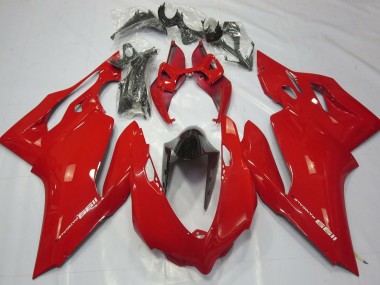 2011-2014 Ducati 1199 Motorcycle Fairings - Red UK Manufacturers