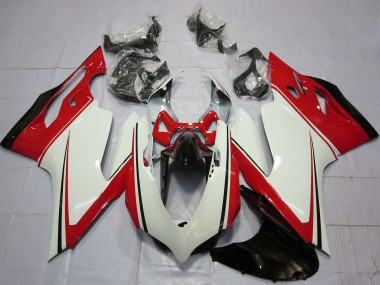 2011-2014 Ducati 899 1199 Motorcycle Fairings - White Red Green Glossy Black UK Manufacturers