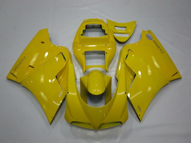 1993-2005 Ducati 996 Motorcycle Fairings - Yellow UK Manufacturers