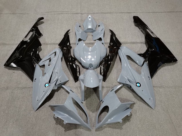 2015-2016 BMW S1000RR Motorcycle Fairings - Nardo Grey Glossy Black UK Manufacturers