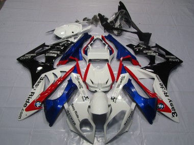 2009-2014 BMW S1000RR Motorcycle Fairings - White Red Blue Glossy Black Easy Ride UK Manufacturers