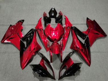 2009-2014 BMW S1000RR Motorcycle Fairings - Red Glossy Black UK Manufacturers
