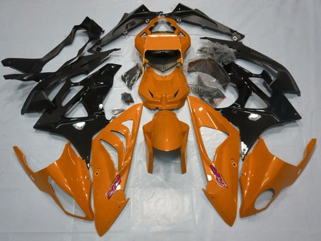 2015-2016 BMW S1000RR Motorcycle Fairings - Orange Glossy Black UK Manufacturers
