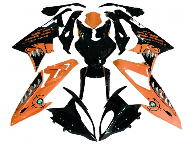 2015-2016 BMW S1000RR Motorcycle Fairings - Orange Glossy Black Shark UK Manufacturers