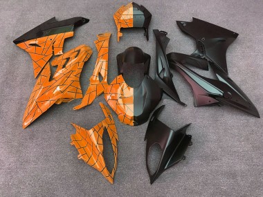 2015-2016 BMW S1000RR Motorcycle Fairings - Orange Matte Black Split UK Manufacturers