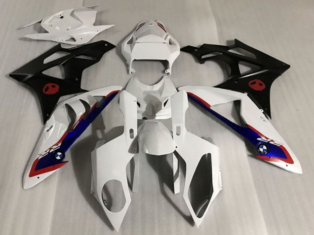 2015-2016 BMW S1000RR Motorcycle Fairings - White Red Blue Matte Black UK Manufacturers