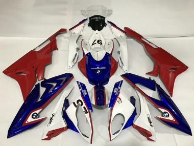 2015-2016 BMW S1000RR Motorcycle Fairings - White Red Blue UK Manufacturers