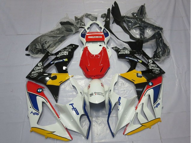2015-2016 BMW S1000RR Motorcycle Fairings - White Red Blue Yellow Black HP UK Manufacturers
