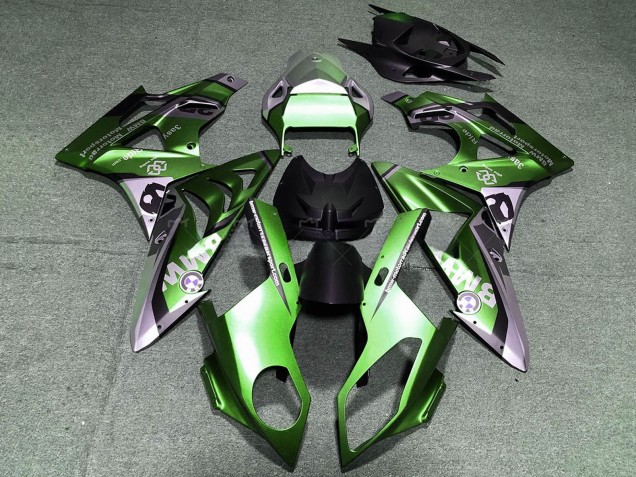2017-2018 BMW S1000RR Motorcycle Fairings - Green Black Light Purple UK Manufacturers