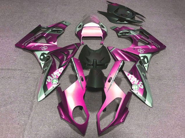 2017-2018 BMW S1000RR Motorcycle Fairings - Pink Black UK Manufacturers