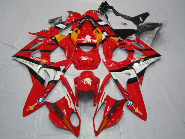 2017-2018 BMW S1000RR Motorcycle Fairings - Red White Black UK Manufacturers