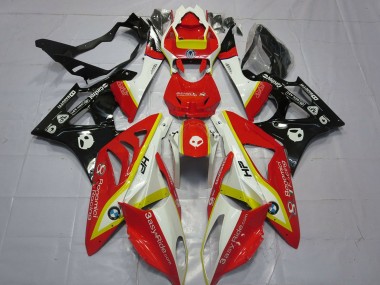 2009-2014 BMW S1000RR Motorcycle Fairings - White Red Yellow Glossy Black UK Manufacturers