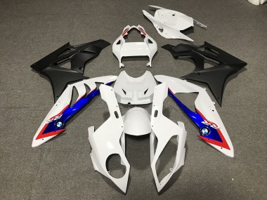 2009-2014 BMW S1000RR Motorcycle Fairings - White Red Blue Matte Black UK Manufacturers