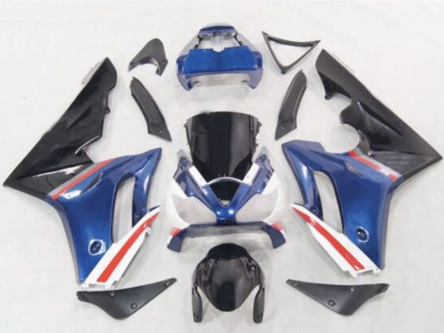 2006-2008 Triumph Daytona 675 Motorcycle Fairings - Blue White Red Glossy Black UK Manufacturers