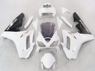 2006-2008 Triumph Daytona 675 Motorcycle Fairings - White Glossy Black UK Manufacturers