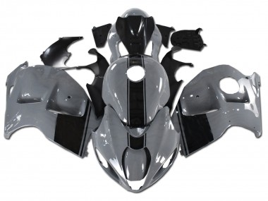 1996-2007 Suzuki GSXR 1300 Hayabusa Motorcycle Fairings - Nardo Grey Black No Decal UK Manufacturers