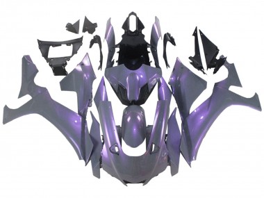 2021-2024 Yamaha YZF R7 Motorcycle Fairings - Chameleon Grey Dazz Pearl Purple UK Manufacturers