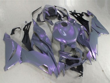 2019-2022 Kawasaki ZX6R Motorcycle Fairings - Chameleon Grey Dazz Pearl Purple UK Manufacturers