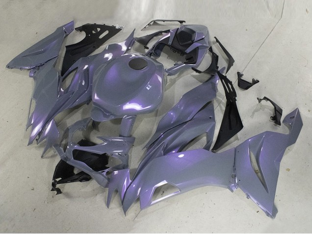 2019-2022 Kawasaki ZX6R Motorcycle Fairings - Chameleon Grey Dazz Pearl Purple UK Manufacturers