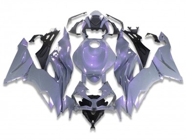 2019-2022 Kawasaki ZX6R Motorcycle Fairings - Chameleon Grey Dazz Pearl Purple UK Manufacturers