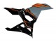 2024-2025 Kawasaki Ninja 500 EX500R Motorcycle Fairings - Nardo Grey Orange Black UK Manufacturers